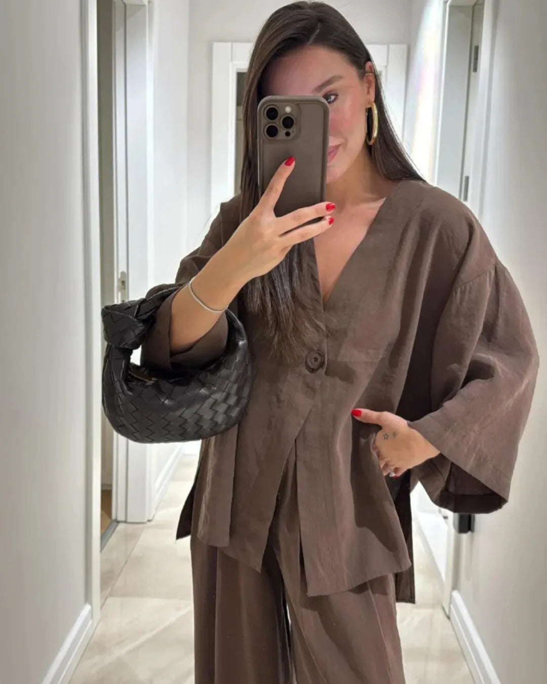 Loose Cotton-Linen Set