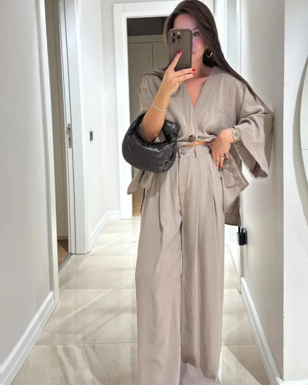 Loose Cotton-Linen Set