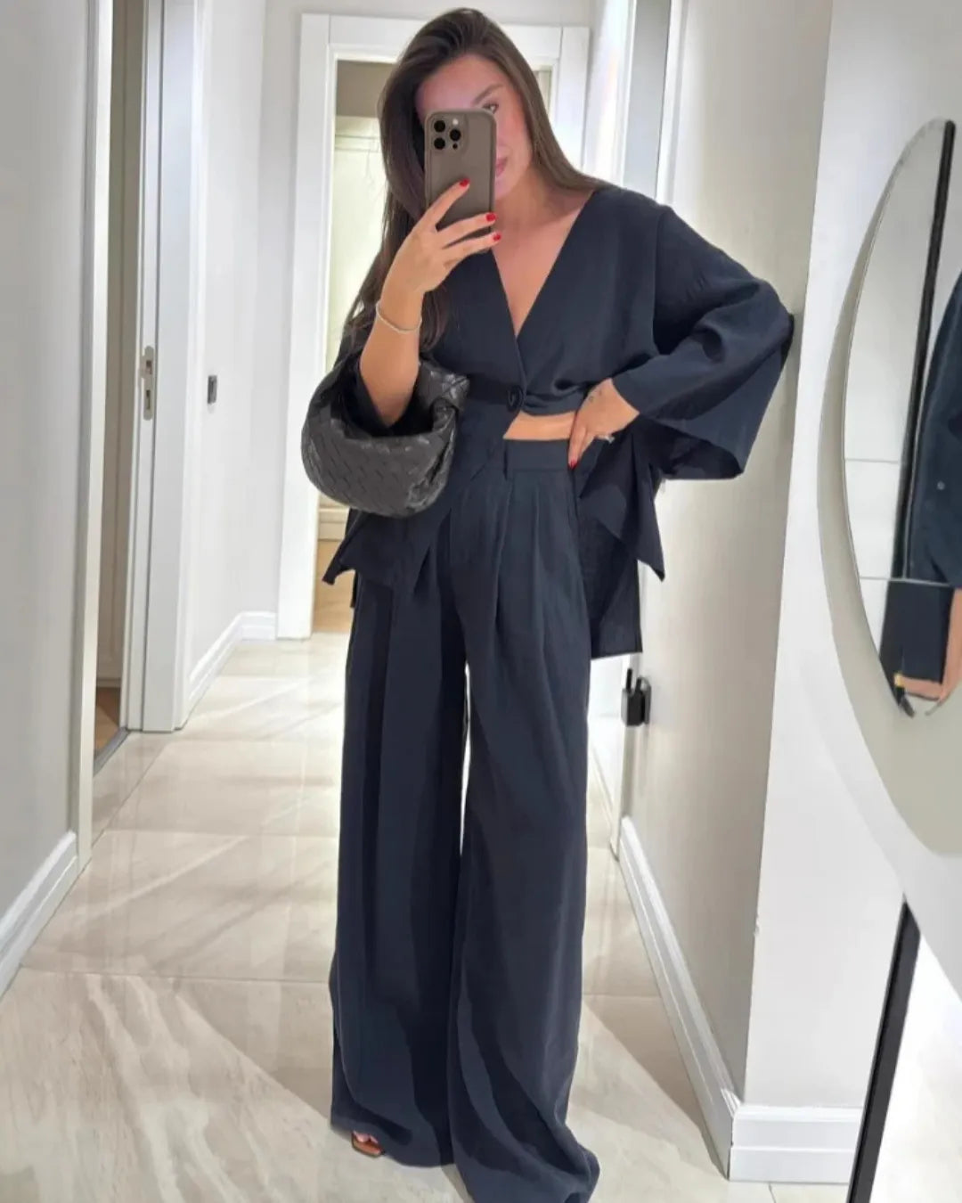 Loose Cotton-Linen Set